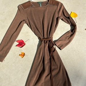 Comfy Ralph Lauren Dress with suede details